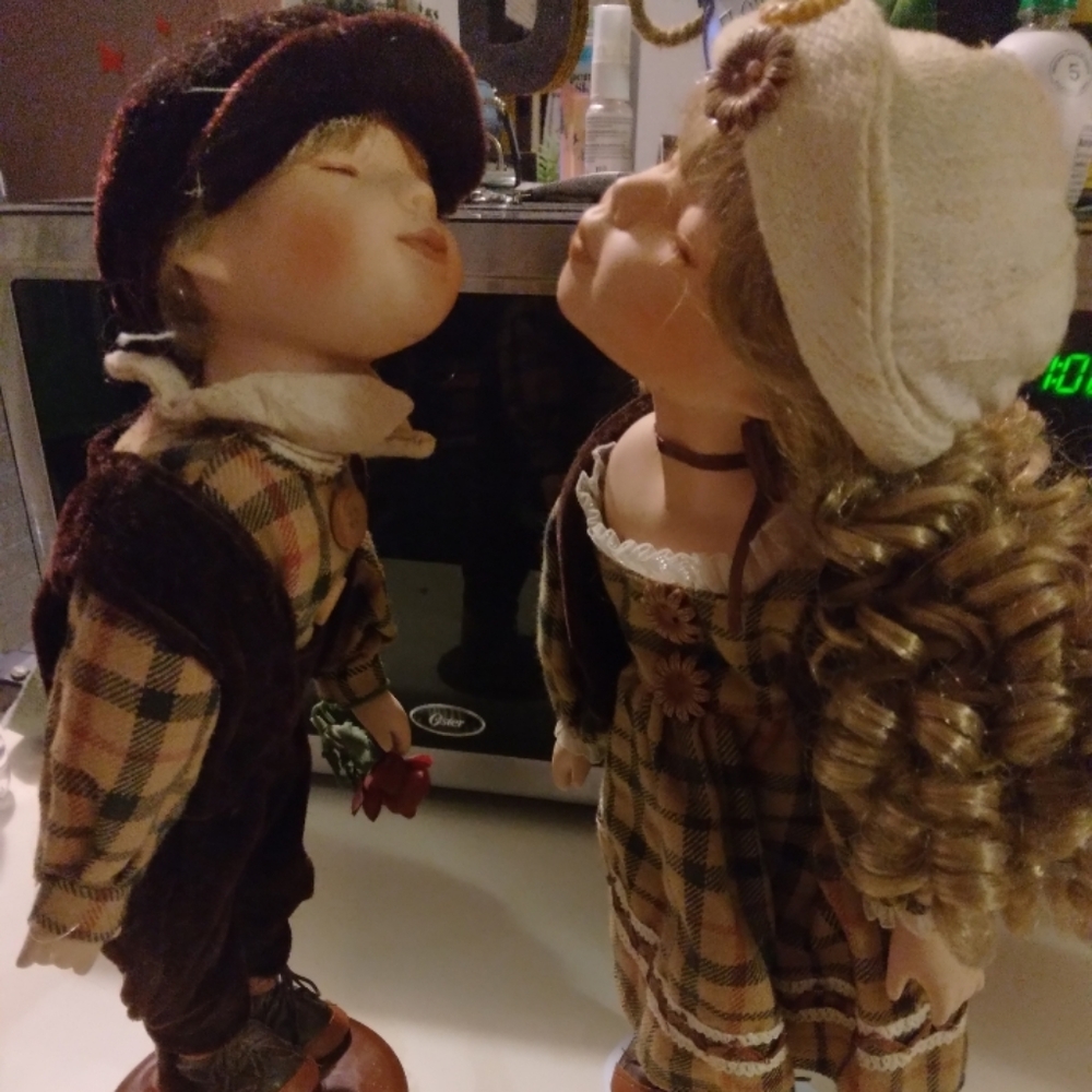 Set of porcelain dolls